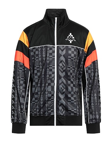 MARCELO BURLON x KAPPA Felpa Nero 100% Poliestere