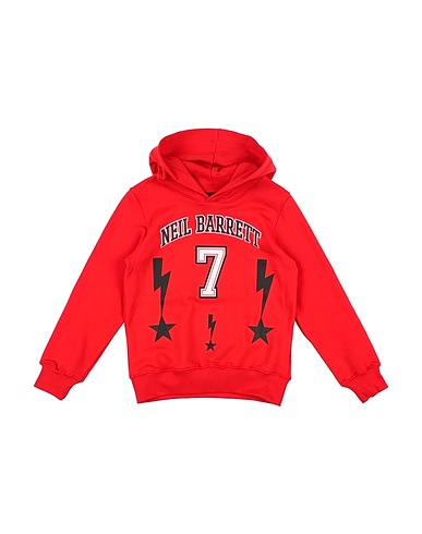 NEIL BARRETT Sweatshirt Red 100% Cotton