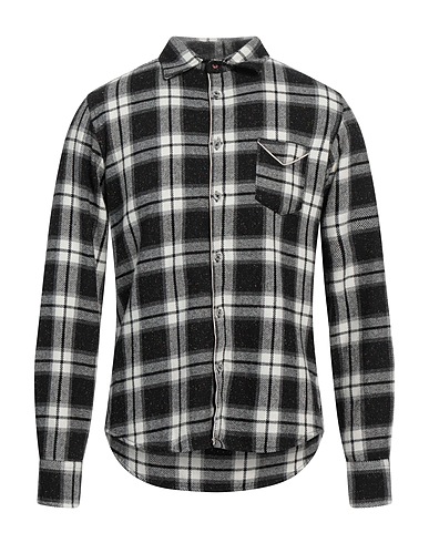 L.B.K. Checked shirt 38% Acrylic, 27% Polyester, 27% Wool, 8% Other Fibres