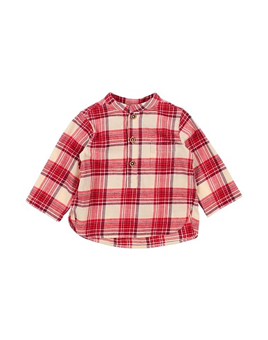 BONTON Patterned shirts & blouses Red 100% Cotton