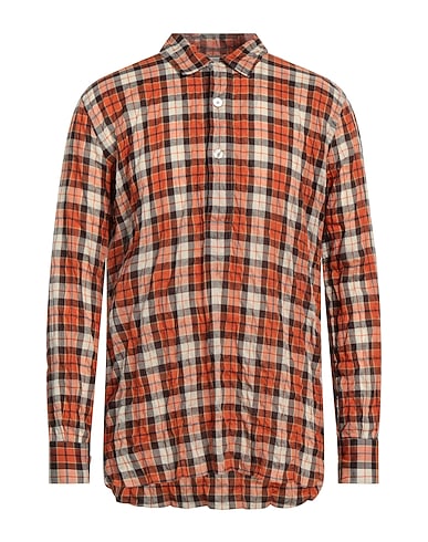 ELEVENTY Checked shirt RUGGINE 57% Cotton, 42% Lyocell, 1% Elastane