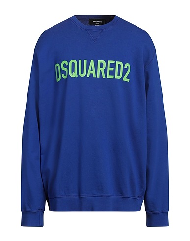 DSQUARED2 Sweatshirt Bright blue 100% Cotton