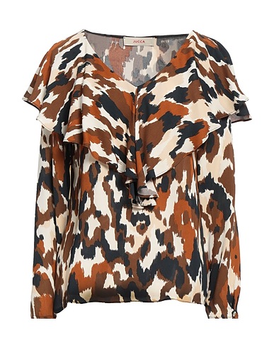 JUCCA Top Brown 100% Viscose