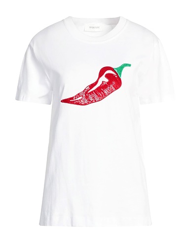 SPORTMAX T-Shirt Weiß 100% Baumwolle
