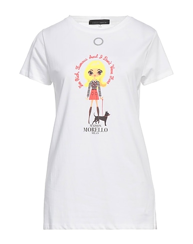FRANKIE MORELLO T-Shirt Weiß 100% Baumwolle