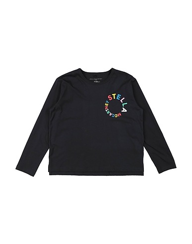 STELLA McCARTNEY KIDS T-shirt Μαύρο 100% Βαμβάκι