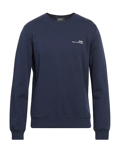 A.P.C. Sweatshirt Navy blue 100% Cotton