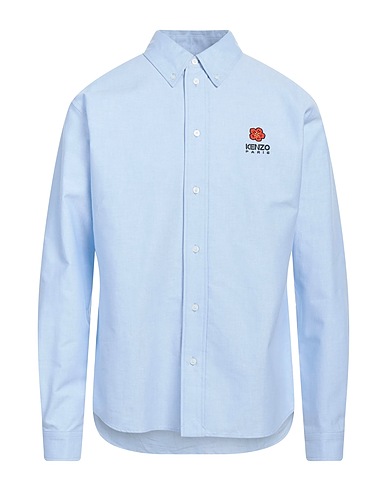 KENZO Shirts Sky blue 100% Cotton