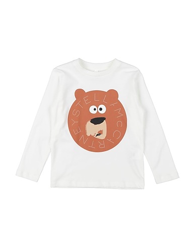 STELLA McCARTNEY KIDS T-shirt Ivory 100% Cotton, Elastane