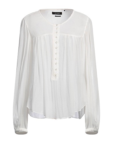 ISABEL MARANT Top Bianco 100% Seta