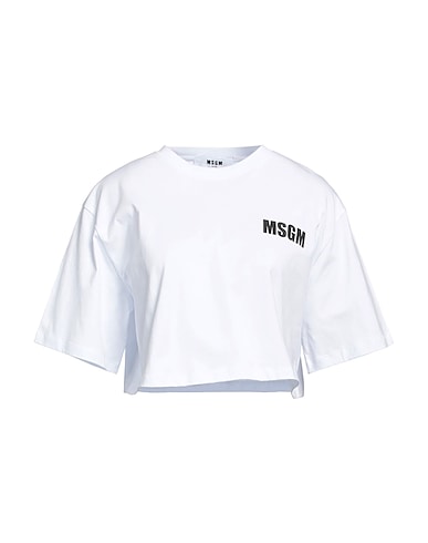 MSGM T-shirt White 100% Cotton