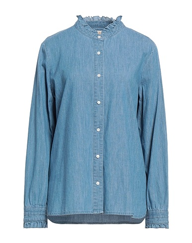 BARBOUR Jeanshemd Blau 100% Baumwolle