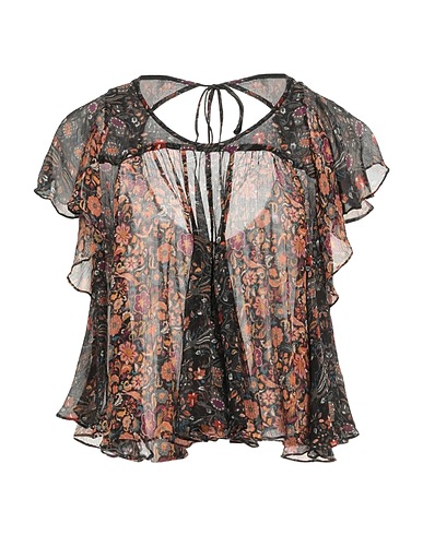 ISABEL MARANT シルクトップス ブラック シルク 100%