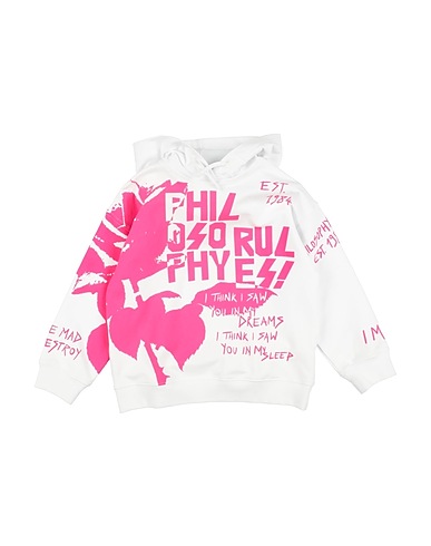 PHILOSOPHY di LORENZO SERAFINI Sweatshirt Weiß 94% Baumwolle, 6% Elastan