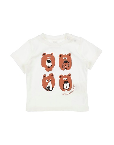 STELLA McCARTNEY KIDS T-shirt Ivory 100% Cotton, Elastane