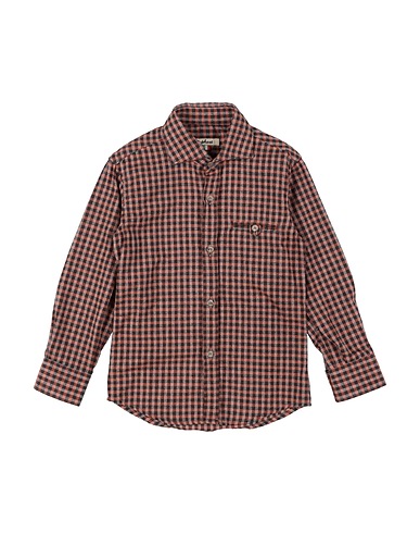 NUPKEET Hemden und Blusen mit Muster ARANCIONE 50% Baumwolle, 50% Polyester