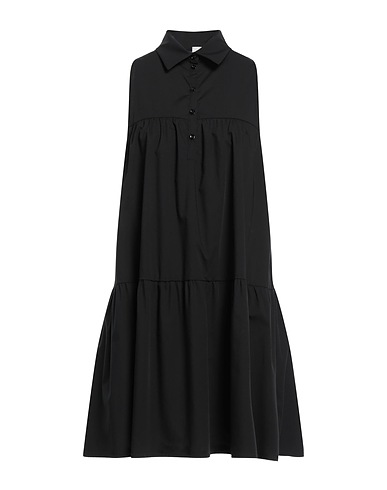 1-ONE Office dress NERO 97% Cotton, 3% Elastane