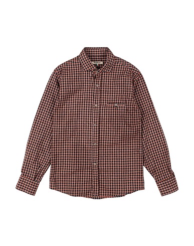 NUPKEET Patterned shirt Rust 50% Cotton, 50% Polyester