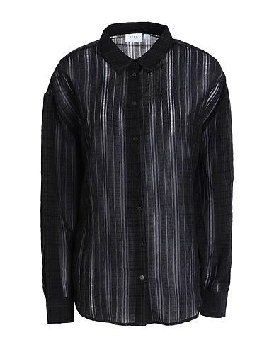 VILA Solid color shirts & blouses Black 70% Viscose, 30% Polyamide