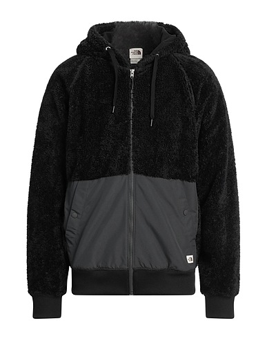 THE NORTH FACE Hooded track jacket  Black 100% Polyester, Elastane