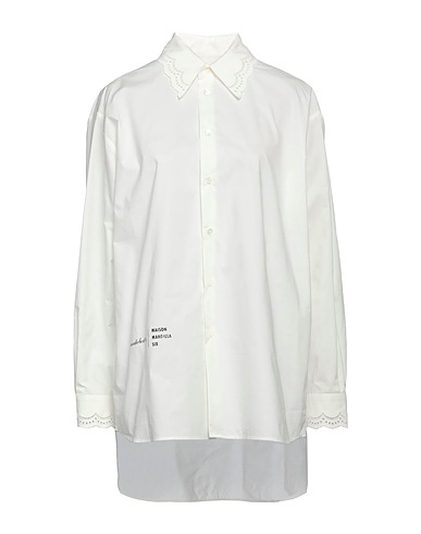 MM6 MAISON MARGIELA Lace shirts & blouses White 100% Cotton