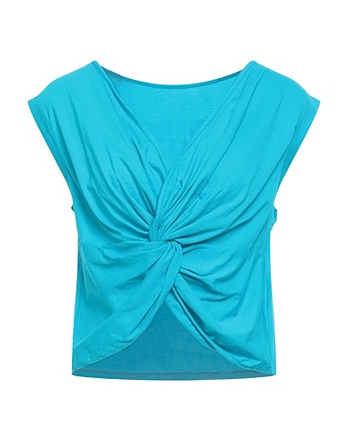 FORTE_FORTE T-shirt Azure 100% Cotton