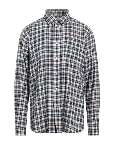 BARBOUR Camicia a quadri Avorio 53% Cotone, 47% Lyocell