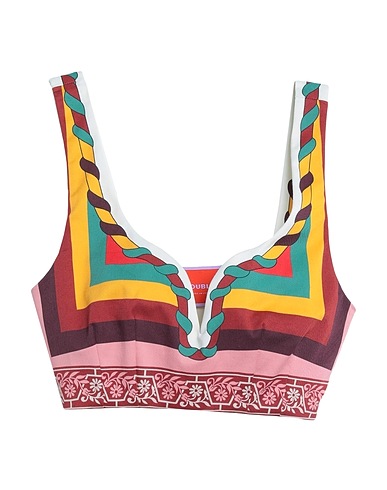LA DOUBLE J Top Marrone 97% Cotone, 3% Elastan