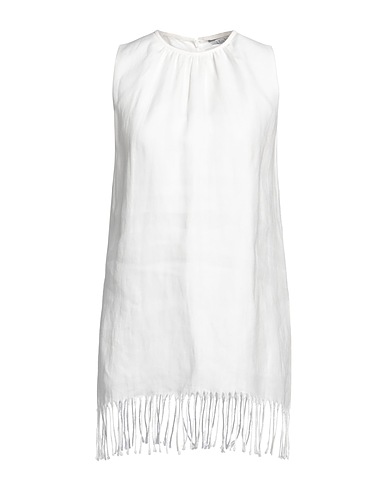 MAX MARA Top White 100% Linen