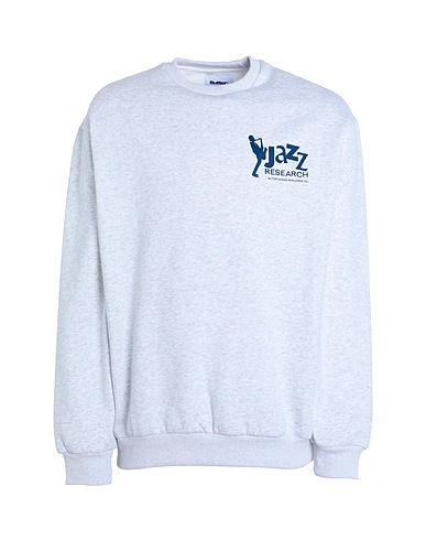 BUTTER GOODS Felpa Jazz Research Crewneck Sweatshirt	 Grigio chiaro 70% Cotone, 30% Poliestere