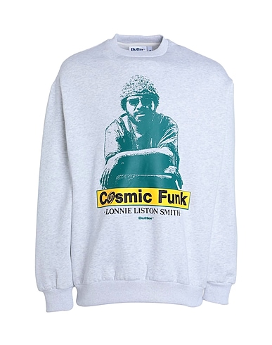 BUTTER GOODS Activewear Cosmic Funk Crewneck Sweatshirt		
 Light grey 70% Cotton, 30% Polyester