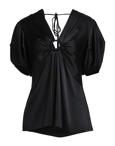 STELLA McCARTNEY Top Black 64% Acetate, 36% Viscose