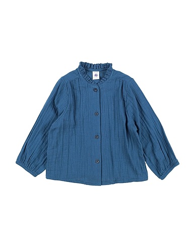 PETIT BATEAU Hemden und Blusen einfarbig Marineblau 100% Baumwolle