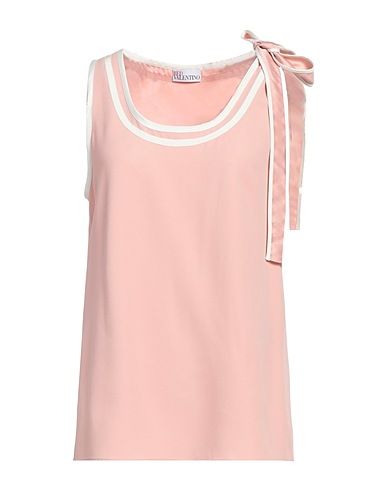 REDValentino Top Rosa chiaro 70% Acetato, 30% Viscosa