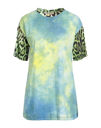 ROBERTO CAVALLI T-shirt Verde lime 100% Cotone