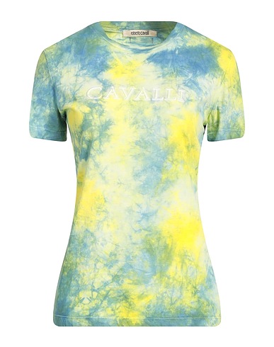 ROBERTO CAVALLI T-shirt Giallo 100% Cotone