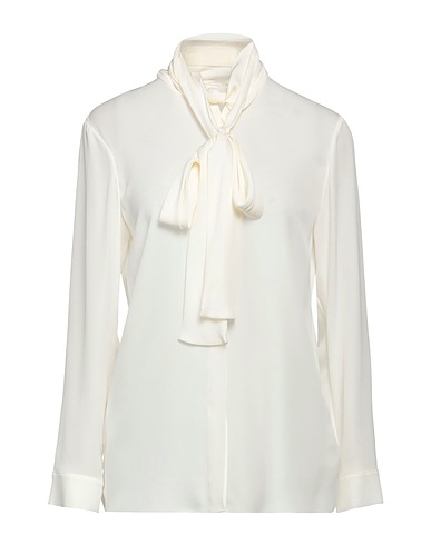 KHAITE Shirts & blouses with bow Ivory 100% Silk