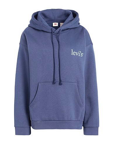 LEVI'S Hooded track jacket  GRAPHIC SALINAS HOODIE BLUES Purple 80% Cotton, 20% Polyester