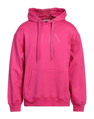 VALENTINO GARAVANI Hooded sweatshirt Fuchsia 94% Cotton, 6% Polyamide