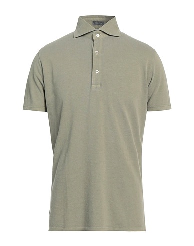 ROSSOPURO Polo shirt Sage green 100% Cotton