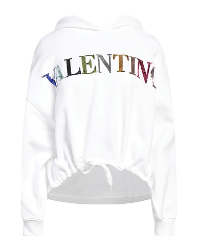 VALENTINO GARAVANI Felpa Bianco 100% Cotone, Elastan, Viscosa, Poliestere