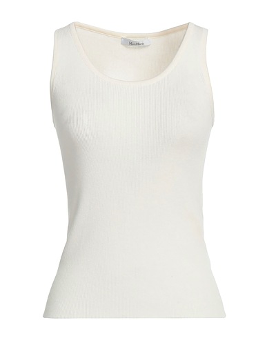 MAX MARA Top Cream 100% Cotton
