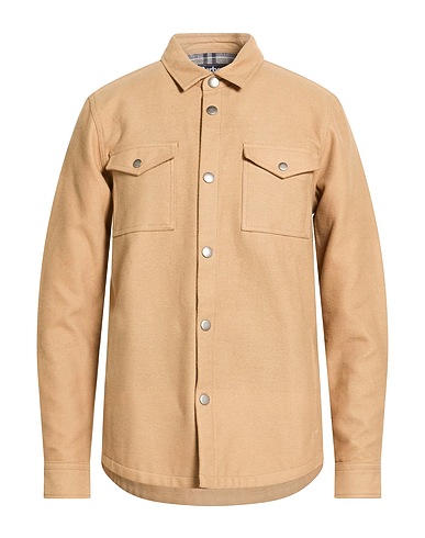 BARBOUR Solid colour shirt Beige 100% Cotton