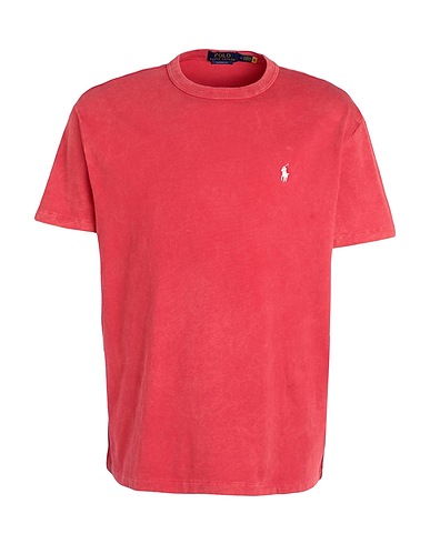POLO RALPH LAUREN Basic T-shirt CLASSIC FIT JERSEY CREWNECK T-SHIRT
 Coral 100% Cotton