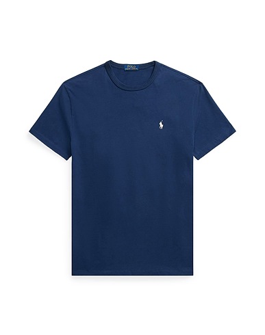 POLO RALPH LAUREN Basic T-shirt CLASSIC FIT JERSEY CREWNECK T-SHIRT
 Navy 100% Cotton