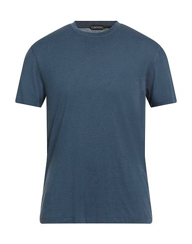 TOM FORD Basic T-shirt Slate blue 67% Lyocell, 33% Cotton