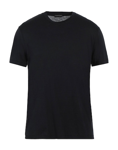 TOM FORD Basic T-shirt Black 67% Lyocell, 33% Cotton