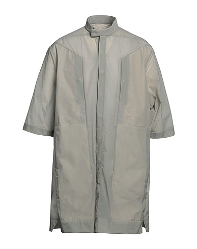 RICK OWENS Checked shirt Beige 100% Polyamide
