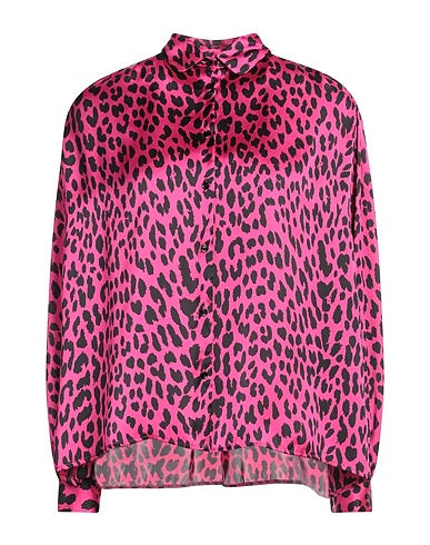 MAJE Patterned shirts & blouses Fuchsia 100% Polyester