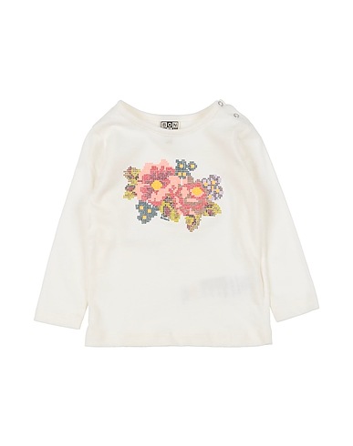 BONTON T-shirt Ivory 100% Cotton
